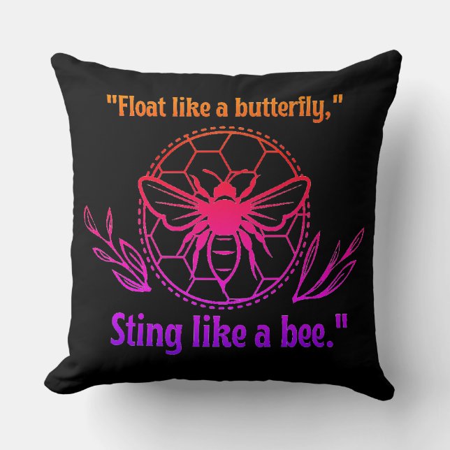 COJÍN DECORATIVO HEDER COMO UNA ABEJA CITAR (Anverso)