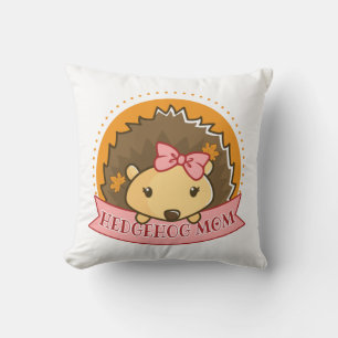 Cojín Decorativo Hedgehog Mom