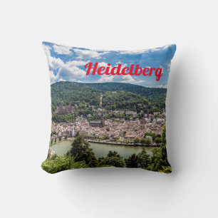 Cojín Decorativo Heidelberg Neckar Panorama Alemania