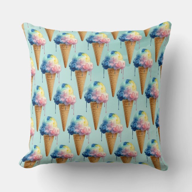 Cojín Decorativo Helado (Anverso)