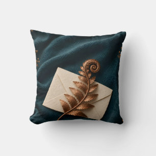 Cojín Decorativo Helecho de cobre Carta Estilo de vida botánico aún