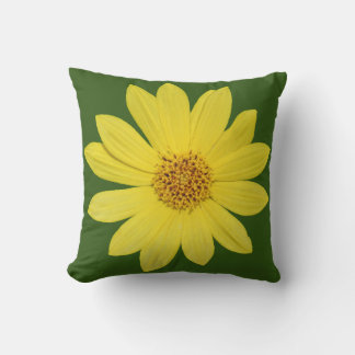 Cojín Decorativo Helianthus 'Lemon Queen' Sunflower (aislado)