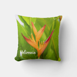 Cojín Decorativo Heliconia Flowers Botanic Plant Garden Design