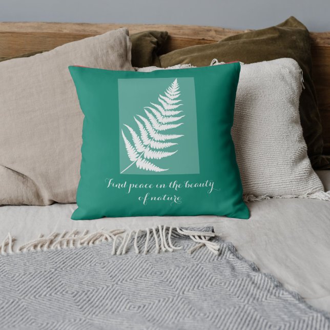 Cojín Decorativo Helicóptero motivador Boho verde (Subido por el creador)