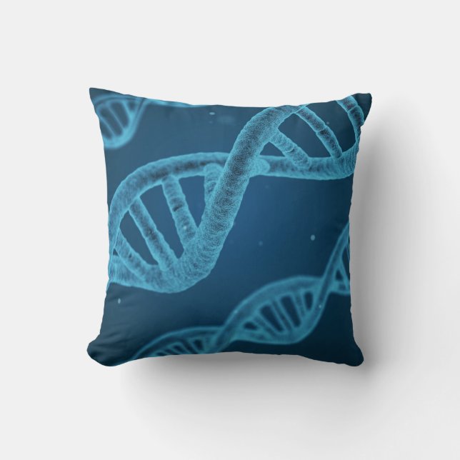 Cojín Decorativo Helix doble de ADN (Anverso)