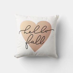 Cojín Decorativo Hello Fall Love Heart