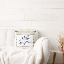 Cojín Decorativo Hello Gorgeous Striped