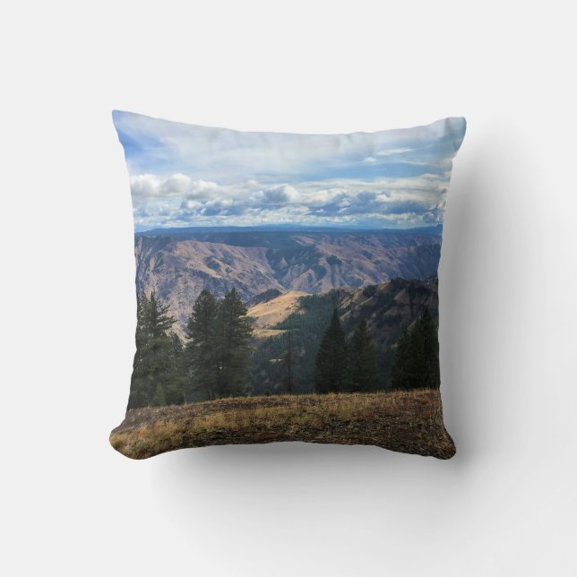 Cojín Decorativo Hells Canyon Scenway, OR (Anverso)