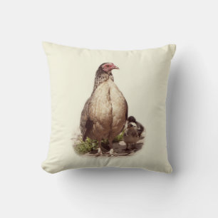 Cojín Decorativo Hen y pollitos para bebés