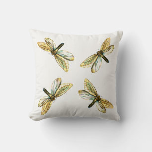 Cojín Decorativo Hepialus humuli hembra - Ghost Moth o Ghost Swift