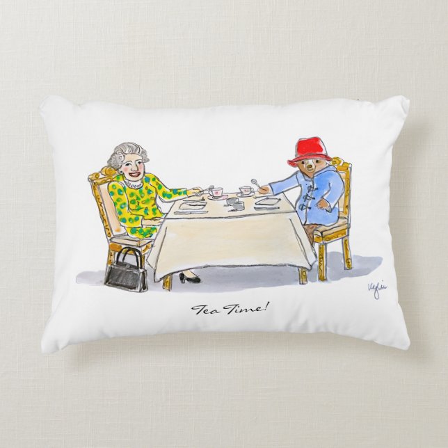 Cojín Decorativo Her Majesty, Queen Elizabeth II (Anverso)