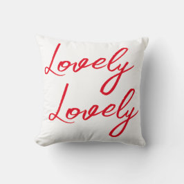 Cojín Decorativo Her Simple Red Lovely Shirt