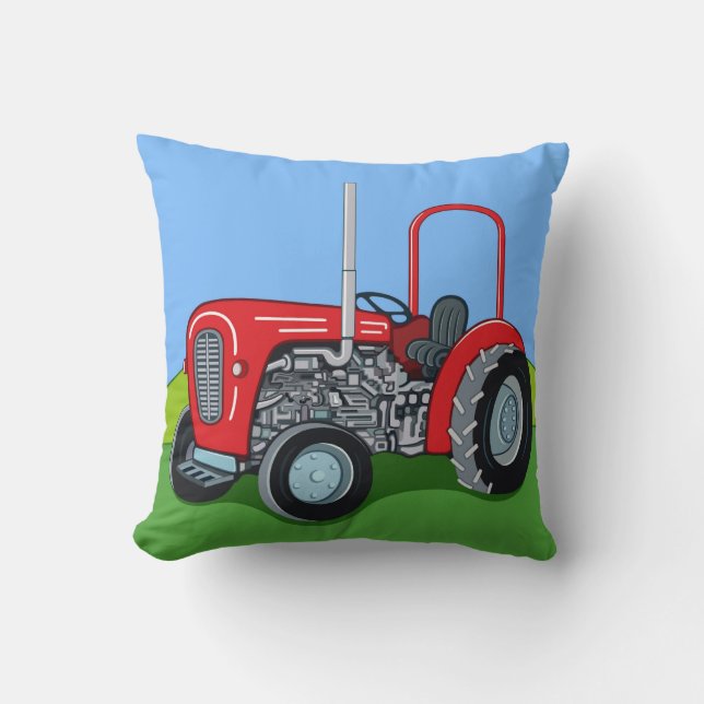 Cojín Decorativo Herbert el Tractor (Anverso)