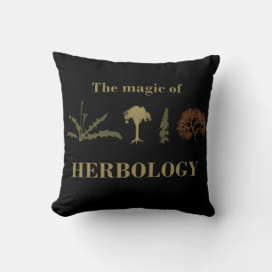 Cojín Decorativo Herbolario Herbalismo la magia de la Herbolaria