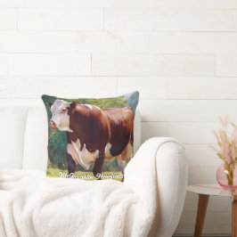 Cojín Decorativo Hereford Bull