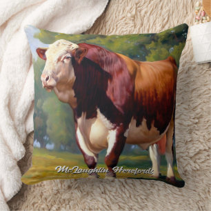 Cojín Decorativo Hereford Bull