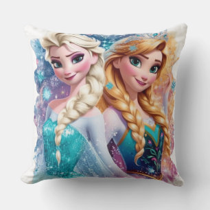 Cojín Decorativo Hermanas congeladas para siempre