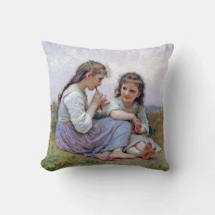 Cojín Decorativo Hermanas de Bouguereau