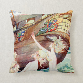 Cojín Decorativo Hermanas y nave de las sirenas