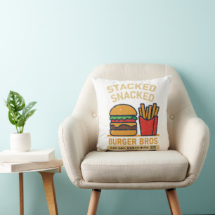 Cojín Decorativo Hermanos de Hamburguesa