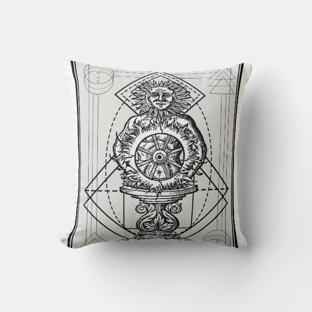 Cojín Decorativo Hermetica Moderna - Sol Invictus (Anverso)