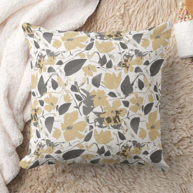 Cojín Decorativo Hermosa acuarela Floral Clematis Flowers (Manta)