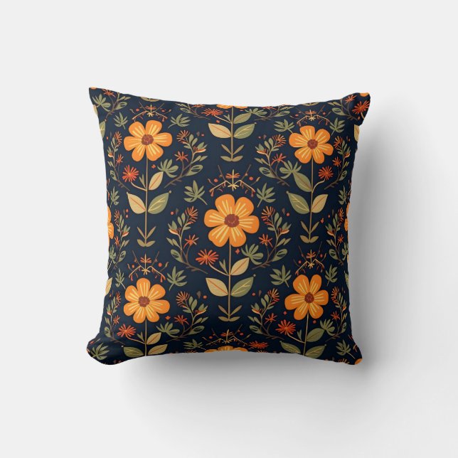 Cojín Decorativo Hermosa Colección Floral Moderna (Anverso)