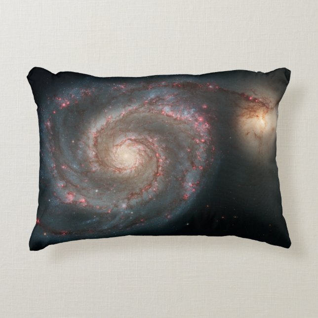 Cojín Decorativo Hermosa Galaxia Whirlpool (Anverso)