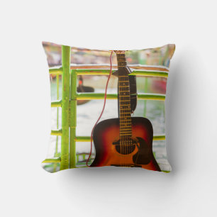 Cojín Decorativo Hermosa guitarra acústica