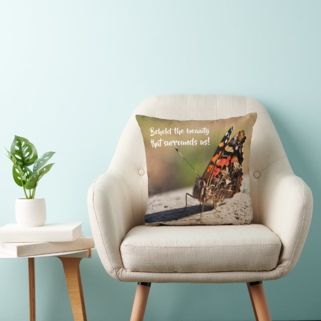Cojín Decorativo Hermosa mariposa (Silla)