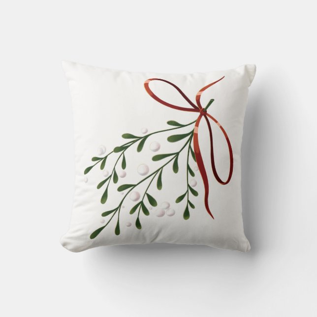 Cojín Decorativo Hermosa Mistletoe (Anverso)