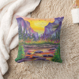 Cojín Decorativo Hermosa Naturaleza Foto Personalizada