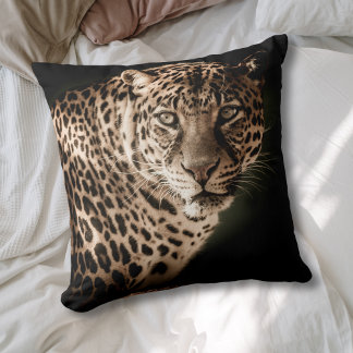 Cojín Decorativo Hermosa Naturaleza Leopardo