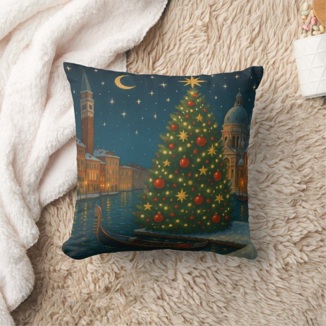 Cojín Decorativo hermosa navidad venecia (Manta)