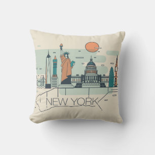 Cojín Decorativo Hermosa Nueva York