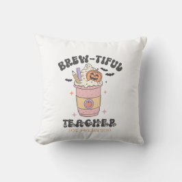 Cojín Decorativo Hermosa profesora personalizado Halloween