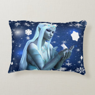 Cojín Decorativo Hermosa Reina de Nieve