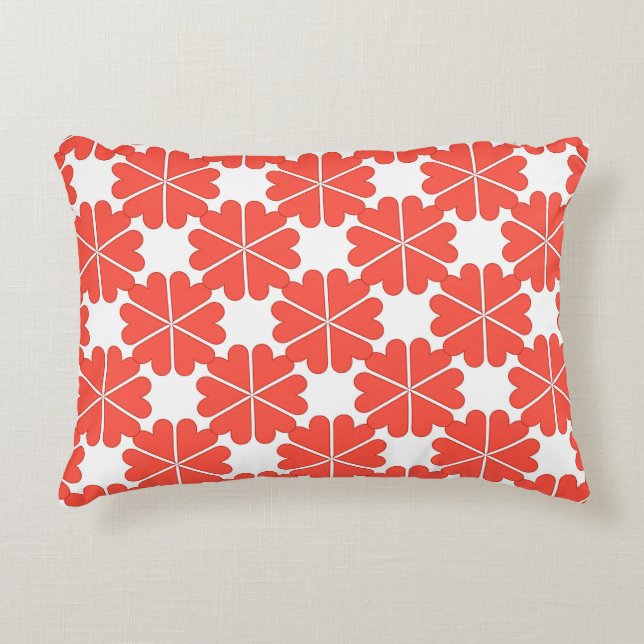 Cojín Decorativo Hermosa tarjeta de bienvenida personalizado con fl (Anverso)