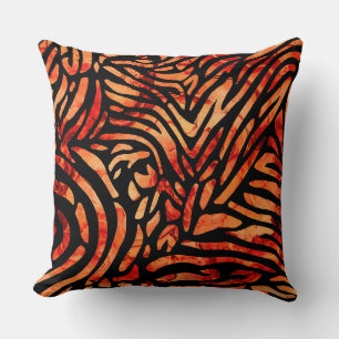 Cojín Decorativo Hermosas cintas de Zibra Reddish