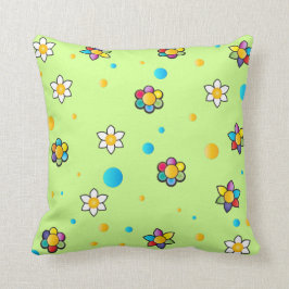 Cojín Decorativo Hermosas flores adorables patrón para la habitació