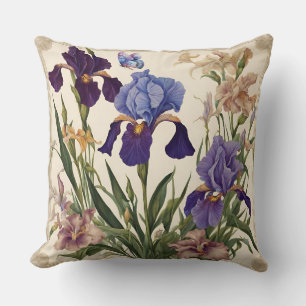 Cojín Decorativo Hermosas flores de Iris