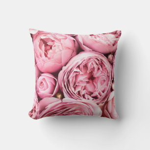 Cojín Decorativo Hermosas flores rosadas florecientes