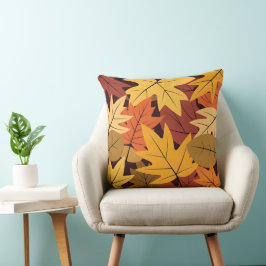 Cojín Decorativo Hermosas Hojas de Otoño