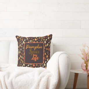 Cojín Decorativo Hermosas hojas de otoño cálidas