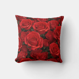 Cojín Decorativo Hermosas rosas rojas