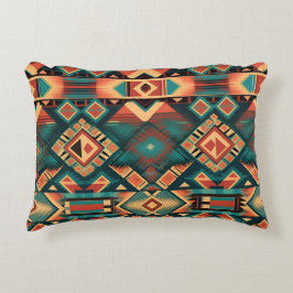 Cojín Decorativo Hermoso acento de diseño azteca