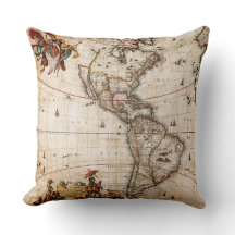 Hermoso arte de mapa vintage de Norteamérica