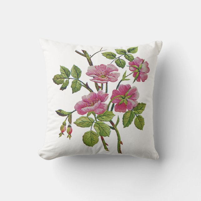 Cojín Decorativo Hermoso bordado tradicional jacobeo (Anverso)