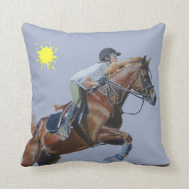 Cojín Decorativo Hermoso caballo de caza americano MoJo Pillow