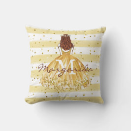 Cojín Decorativo Hermoso Chica Con Vestido